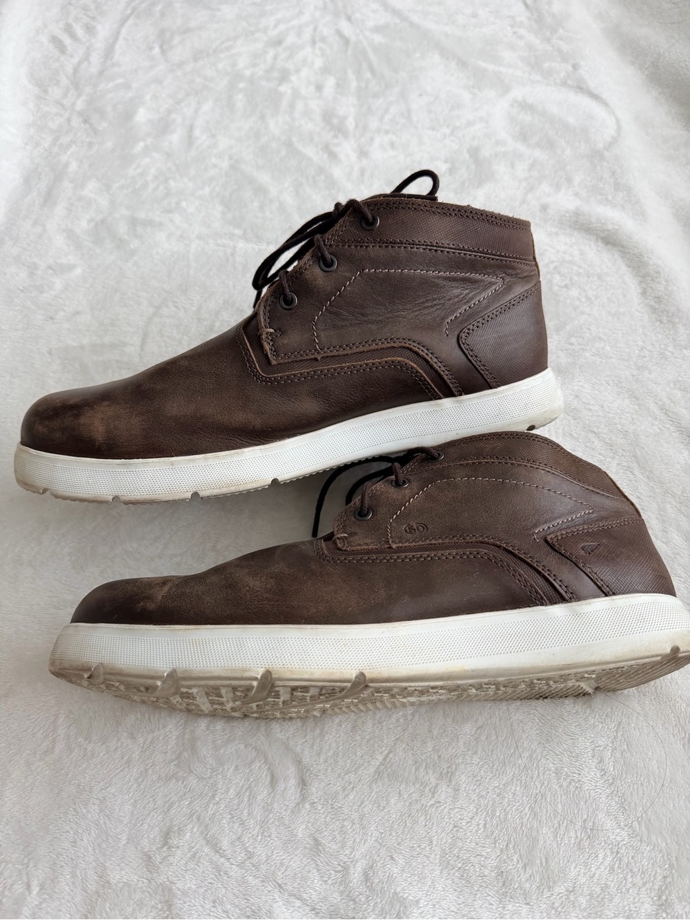 Red Wing Shoes Brown Leather Men's Chukka Cross Lite Safety Toe Size 10 D - Picture 3 of 13